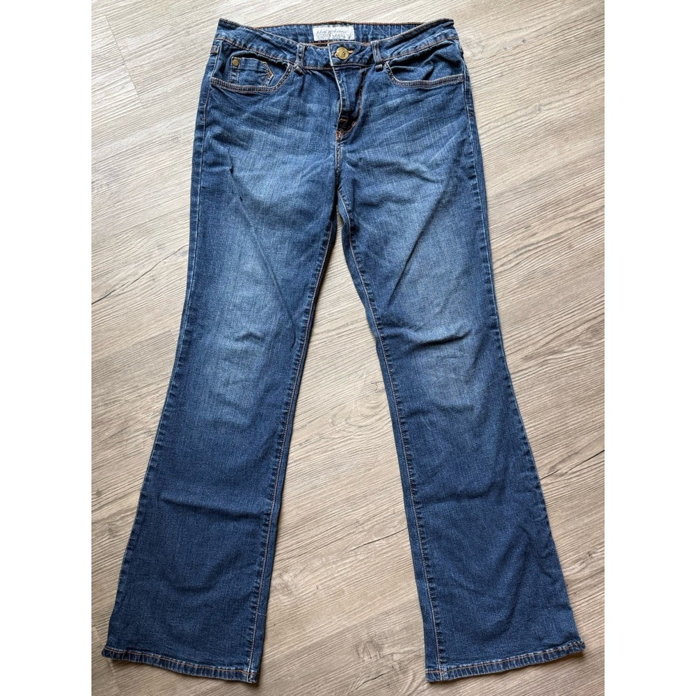Phat Farm Silver Label Jeans Mens 32x31 Bootcut Y2K Streetwear Denim Medium Wash